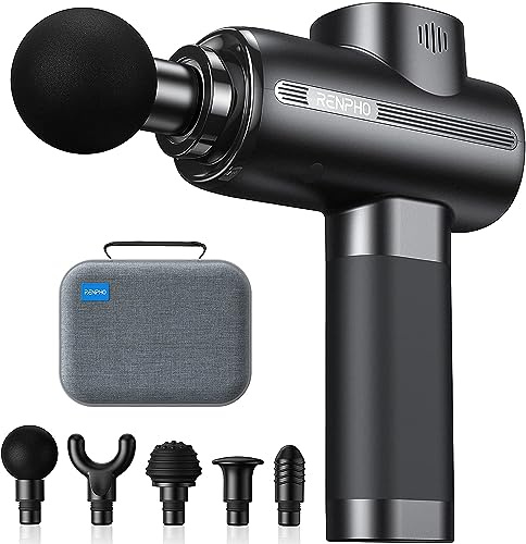 RENPHO Massagepistole Massage Gun bis zu 3200U/min, Massage Gun Massagegerät mit USB C Ladeanschluss zur Linderung von Muskelentspannung, Bestes Geschenke