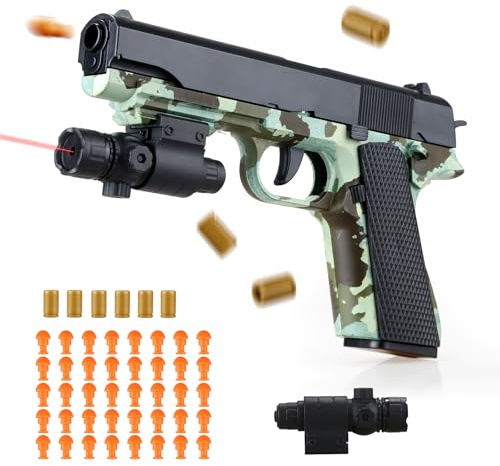 SK MISS Spielzeug Pistole Kinder, Toy Guns Spielzeug Pistole Blaster, Spielzeugpistolen Pädagogisches ab 14+ Jahren, Kontinuierlich Abgefeuert Werden