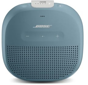Bose SoundLink Micro Bluetooth Speaker: Kleiner tragbarer, wasserdichter Lautsprecher mit Mikrofon, Blau
