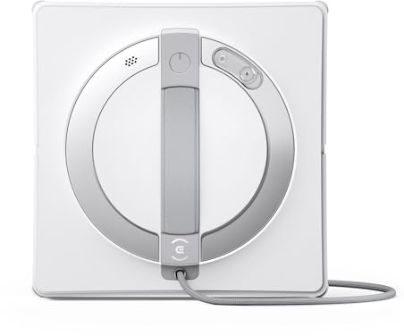 ECOVACS WINBOT W2 Fensterputzroboter, Kantenreinigungsmodus, Dreifach-Düsen Wassersprüher, 10-stufiges Schutzsystem, App-Steuerung, Winbot Elektrischer