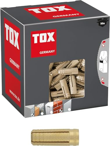 TOX Messing Spreizdübel Metrix M10 x 32 mm M, 25 Stück, 026100151