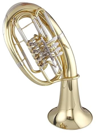 Bb Euphonium Goldlackiertes Baritonhorn Professionelle Performance Messinginstrumente