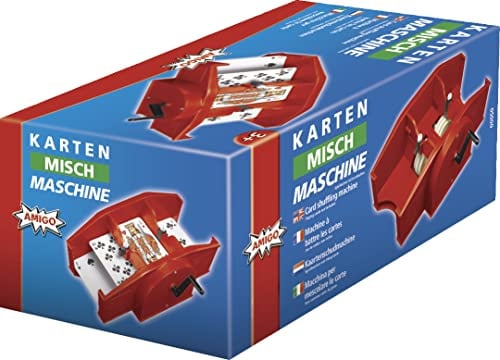 Amigo 5000 - Kartenmischmaschine, ab 3 Jahren, rot