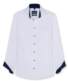 OLYMP Herren Freizeithemd Regulär 040064 | Hemd, Manschette, Modern Fit, 100%Baumwolle