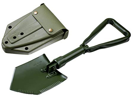 A.Blöchl AB Originaler 3-teiliger Bundeswehr Feldspaten nach TL (Oliv)