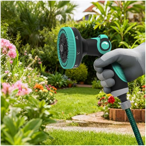 Plastik-Gartenschlauchaufsatz, Garten Sprinkler Set | Verbindbare Rasensprenger, 3 austauschbare Sprühmodi, Perfekte Bewässerung, Für Rasen, Pflanzen, Auto & Haustiere