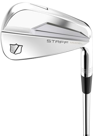 Wilson Golfschläger, Staff Model Blade Eisensatz, 4-PW, Stahl, Für Herren und Damen