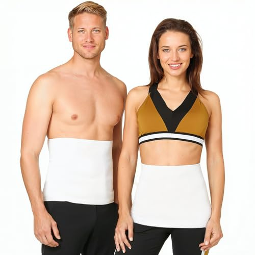 BeFit24 Unisex Nierenwärmer aus Angora Merino und Baumwolle für Damen und Herren Rückenwärmer, Nierengurt, wärmend, atmungsaktiv, flexibel für Sport Freizeit Alltag und Winter Sommer Nutzung