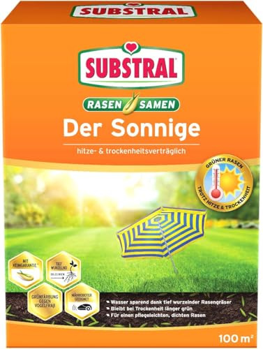 Substral Rasensamen Der Sonnige, Trockenrasen, Rasensamenmischung für sonnige und trockene Standorte, 2,25 kg