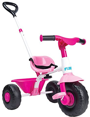 FEBER- Dreirad Trike 2 Mädchen von 1 bis 3 Jahre alt, Rosa, Famosa (800012811)