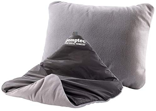 Semptec Urban Survival Technology Aufblasbares Kissen: Aufblasbares Wende-Kopfkissen, 37 x 28 cm (Aufblasbarer Polster, Kissen mit Bezug, Auto)