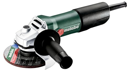 Metabo Winkelschleifer W 850-125 – 603608000 – Mit verdrehsicherer Schutzhaube und Wiederanlaufschutz – Nennaufnahmeleistung: 850 W – 2.5 m Kabellänge