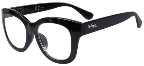 Eyekepper Übergroß Lesebrille - Retro Lesehilfe für Frauen - Schwarz +2.00
