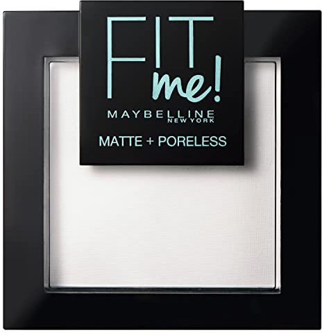 Maybelline New York FitMe Matt und Poreless Puder 90 Translucent 1er Pack(1 x 9 g)