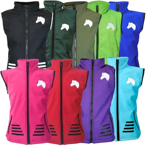 MS-Trachten Kinder Softshell Reitweste Juli Meshfutter tolle Farben