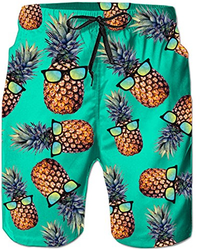 TUONROAD Badehose für Herren Lustig Bier 3D Bunt Badeshorts Schnelltrocknend Kurze Hose Badehosen Männer Jungen mit Mesh Futter S-3XL