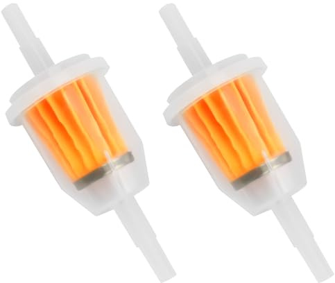 Universal Benzinfilter 2 Stück 6mm & 8mm für Rasenmäher Moped Motorrad | benzinfilter kraftstofffilter universal, für Rasenmäher Moped Motorrad Benzinmotoren Maschinen zum Filtern