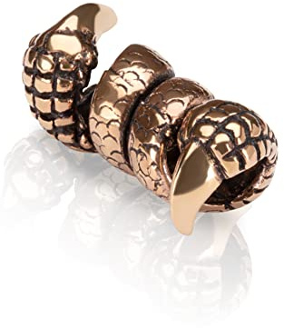 NKlaus Bartschmuck Wikingerschmuck Bartperle Klaue Bronze Ohrschmuck