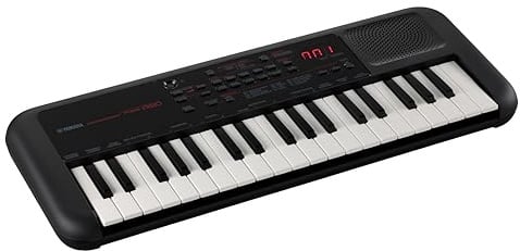 Yamaha PSS-A50 Keyboard, schwarz – Transportables High Quality Mini Keyboard mit großartigem Sound und tollen Effekten – Leichtes Keyboard mit USB-MIDI Verbindung & Mini-Kopfhöreranschluss
