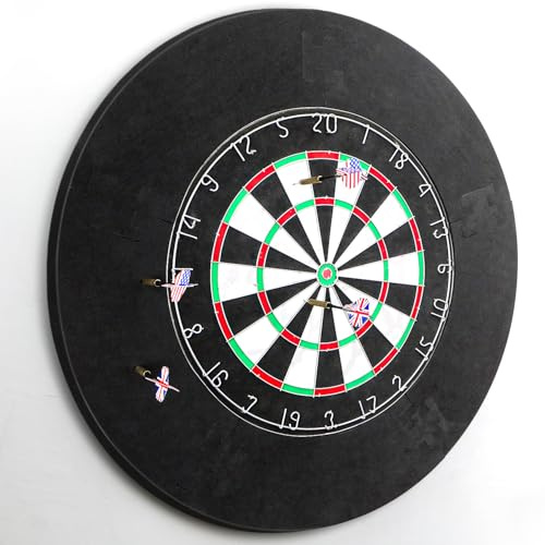imatenn dartscheibe Surround auffangring dartscheibe schutzring Eva Dart Surround wandschutz, 45 cm Dart catchring Surround, 5 teiliger Backboard Ring 18 Zoll für Trainingsboard
