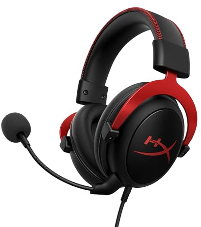 HyperX Cloud II Gaming Headset - Schwarz/Rot für PC/PS4/Mac