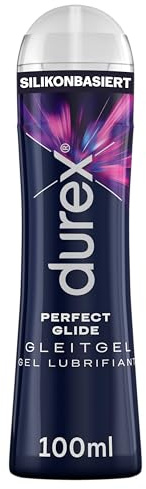 Durex Perfect Glide Gleitgel - für lange Gleitfähigkeit, geeignet für vaginaler Trockenheit und verkehr - Silikonbasiertes Gleitmittel, Kondom, seidig-weiche Textur – 100 ml