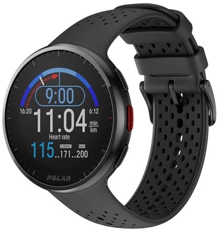 Polar Pacer Pro – Moderne GPS-Sportuhr, Pulsuhr, Smartwatch für Männer und Frauen, Laufuhr Training, Schlafüberwachung und Activity Tracker, Carbon Grey, S-L