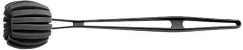 WMF Basic Flaschenbürste Schwamm lang 41 cm, Reinigungsbürste mit weichem Reinigungsschwamm, Flaschenschwamm, für Gläser, Karaffen, Dekanter, Flaschenreiniger, Flaschenbürste lang