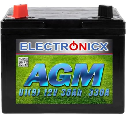 Rasentraktor batterie,agm batterie,agm batterie 30ah,aufsitzrasenmäher,rasenmäher,akku rasenmäher,batterie 12v 30ah,pluspol Links,akku rasenmäher U19