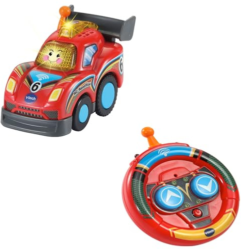 VTech Baby TUT TUT Baby Flitzer - RC Rennflitzer – Ferngesteuertes Spielzeug-Auto mit Leucht- und Aktionstasten, Musik, spannenden Sätzen und Geräuschen – Für Kinder von 1-5 Jahren