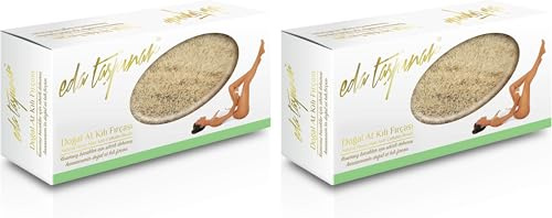 Eda Taspinar Trockenbürste Natürliches Rosshaar Anti-Cellulite: Magic Touch für perfekte Beine & fit Körper – Peeling, verbessert die Lymphfunktion, weichere Haut in nur wenigen Wochen, 2 Bürsten