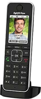 FRITZ!Fon C6 Black | DECT-Komforttelefon | hochwertiges Farbdisplay | HD-Telefonie | Internet-/Komfortdienste | Lange Akkulaufzeit | schwarz | deutschsprachige Version
