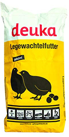 deuka GS Legewachtelfutter 25 kg Wachtelfutter Legewachtelfutter 2 mm Pellets