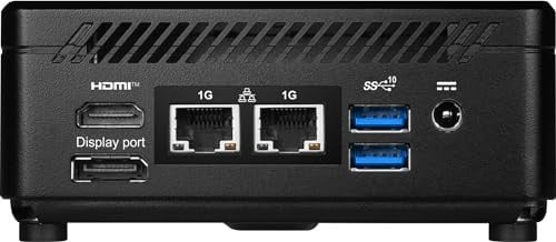 MSI Cubi N ADL-002BEU 0,69L Mini PC Schwarz N100