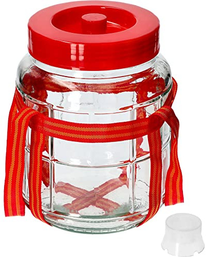 Silplast 30 L Universelles Glas mit Gärsystem Gärbehälter Glasballon Gärballon Weinballon