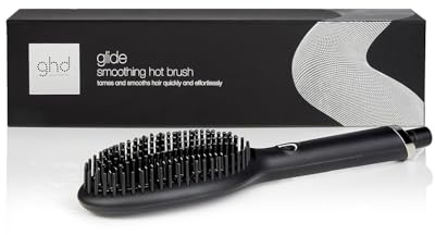ghd glide Hot Brush: Elektrische Haarglätter Bürste für geschmeidiges Haar | Glättbürste für glänzendes Haar, glättet & bändigt trockenes Haar, für alle Haartypen, Anti Frizz, ohne extreme Hitzeschäden