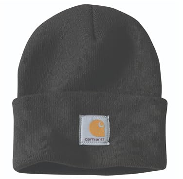 Carhartt Herren Knit Cuffed Beanie Beanie Hat, Schwarz, Einheitsgröße