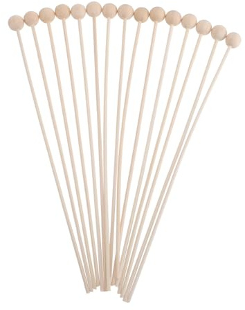 Ciieeo Diffusorstäbchen Perlen 15 Stück Aroma Duftstäbchen für Raumduft Zuhause Büro Spa Aromatherapie Zubehör