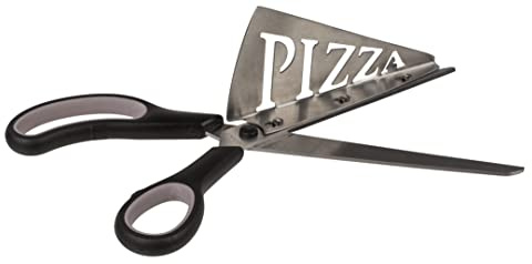 Pizzaschneider Pizzaschere mit Pizzaheber, Edelstahl Küchenschere, spülmaschinenfest