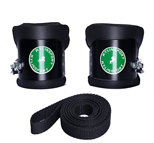 Kylin Sport Paar Stiefel Umkehrring mit einem Gurt Gravity-Boots Stiefel hängenden Stiefel Therapie-Stiefel für die Turnhalle für Muskeltraining Bauch und Lenden
