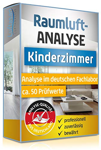 Raumluft Test fürs Kinderzimmer – Luftanalyse auf 50 Schadstoffe im Labor | professionelle Analyse im deutschen Fachlabor