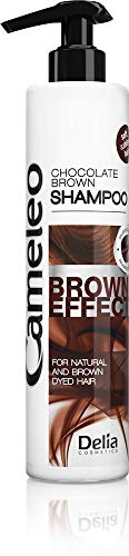 Delia Cosmetics Cameleo Brown Effect Shampoo für braunes Haar – Intensiviert Farbe & Glanz, 250ml
