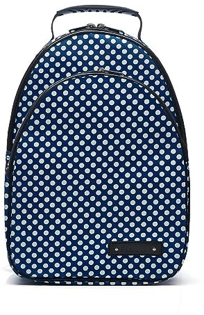 Beaumont „Blue Polka Dot“ Klarinettentasche für die meisten BB- / Buffet B12 / Yamaha 255s Klarinetten Rucksack Hülle Etui Instrumentenkoffer Formschaumkoffer mit Schultergurt Gigbag Klarinettenkoffer