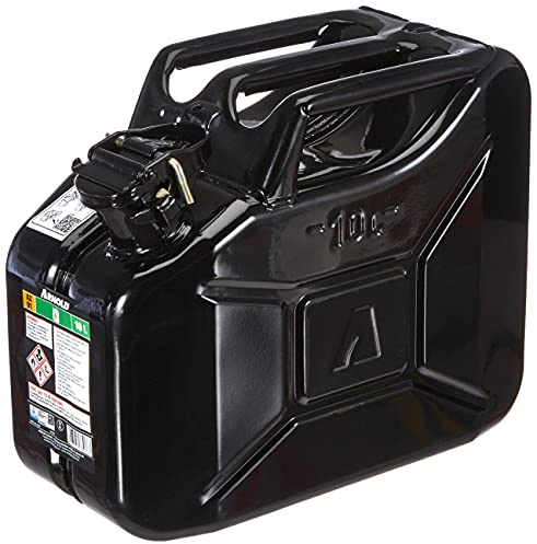 ARNOLD 6011-X1-2001 Metall-Kraftstoffkanister 10L, schwarz