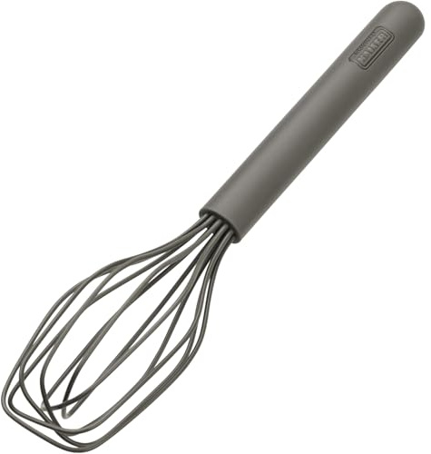 Original Kaiser Inspiration Schneebesen 29 cm, Rührbesen aus 100% Silikon, ergonomisch, Quirl rutschfest, spülmaschinengeeignet, hitzebeständig bis zu 200 Grad, grau