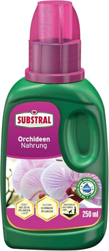 Substral Orchideen Nahrung, 250 ml, Flüssige Spezialnahrung für alle Orchideenarten, mit Humifirst