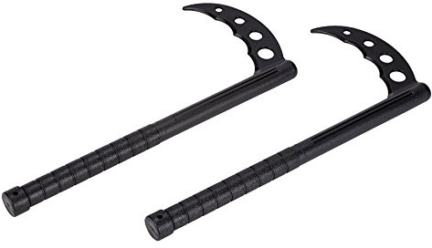 TEKKA BUDO Kama 45 cm schwarz - PP-Kunststoff - Kampfsport Kobudo Training
