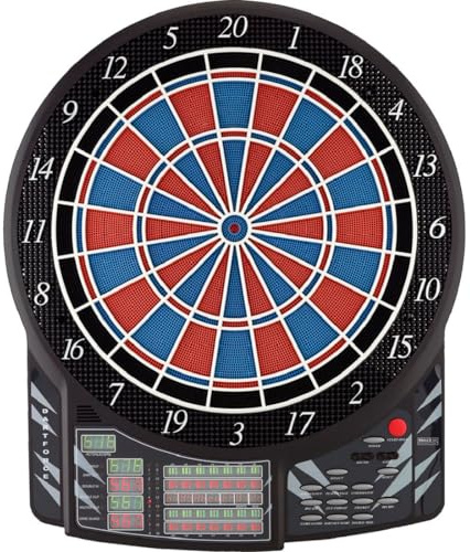 BULL'S Dartforce Elektronik Dartboard, Russ Bray Sound, inkl. 12 Darts