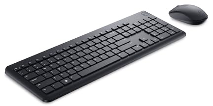 Dell 1844 Tastatur und Maus Combo | Zuverlässiges Kombiset für mehr Produktivität und Langlebigkeit