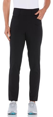 Callaway, Truesculpt, Damen-Golfhose mit Schlupfbund, Stretch, Feuchtigkeitsableitend, Umweltfreundliche Performance-Hose, Caviar, L x 29L
